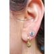 thumbnail image 5 of Pack Aros Punto De Luz Argollas Huggies Plata Bañado Oro 18k, 5 of 6