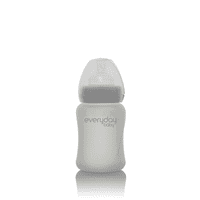 Everyday Baby - Mamadera De Vidrio Healthy 150 Ml Gris