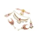thumbnail image 2 of Damas De Novia Traje Del Partido De Aretes Collar De La Joyería De La Mano Casco Rojo De La Rosa, 2 of 3
