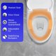 thumbnail image 4 of Asiento de Inodoro Calentado Andamay con Enchufe y Cierre Suave, 4 of 8