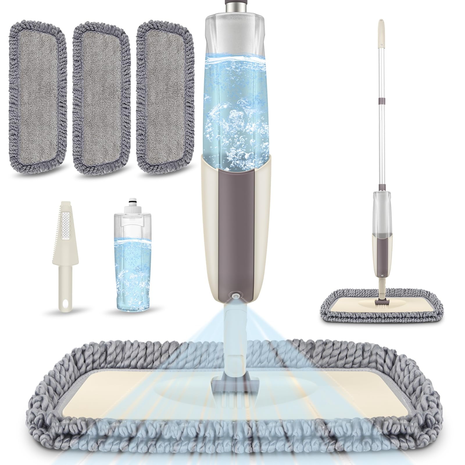 Spray Wet Mops Mexerris, Mopa De Microfibra Para Pisos De Madera