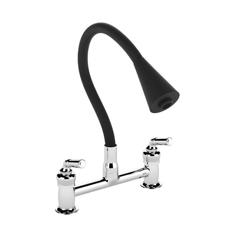 Pmb - Combinación Llave Grifo Para Lavaplatos Houston Flex Duo