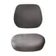 thumbnail image 2 of Funda De Asiento De Silla Giratoria Separada Funda Extraíble Para Silla De Computadora Gris, 2 of 5
