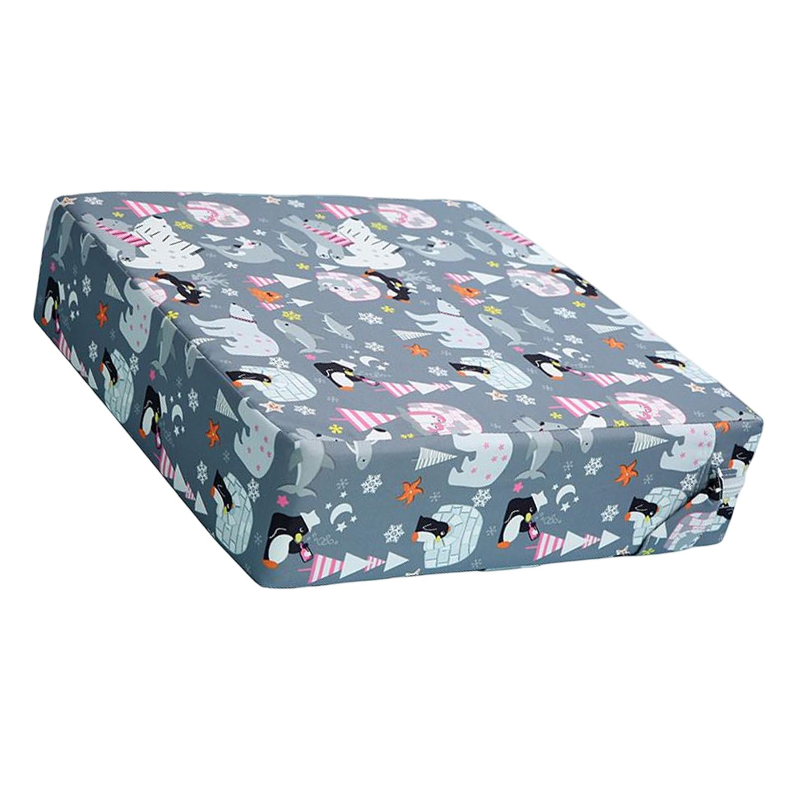 Magideal - Cojín Portátil Para Silla De Comedor, Cojín Para Silla, Asiento Para Silla , Cojín Aumentado, Con Correa Para Bebés Y Niños Oso Gris