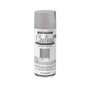 Rust-Oleum - Pintura En Spray Chalked Tizada Gris Envejecido Ultra Mate 340 G