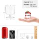 thumbnail image 2 of Zezzxu 200 Pcs 2 oz Mini Dessert Cups with Spoons, Serves 10, 2 of 3