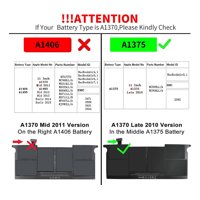 Genérico - Bateria A1375 Para Macbook Air 11 A1370 2010 Nueva