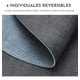 thumbnail image 2 of Set 4 Individuales Ecocuero Impermeables Antimanchas Reversibles Jaspeado Celeste, 2 of 8