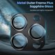 thumbnail image 4 of Protector De Lente De Cámara Compatible Con Iphone 16 Pro 16 Pro Max, 4 of 7