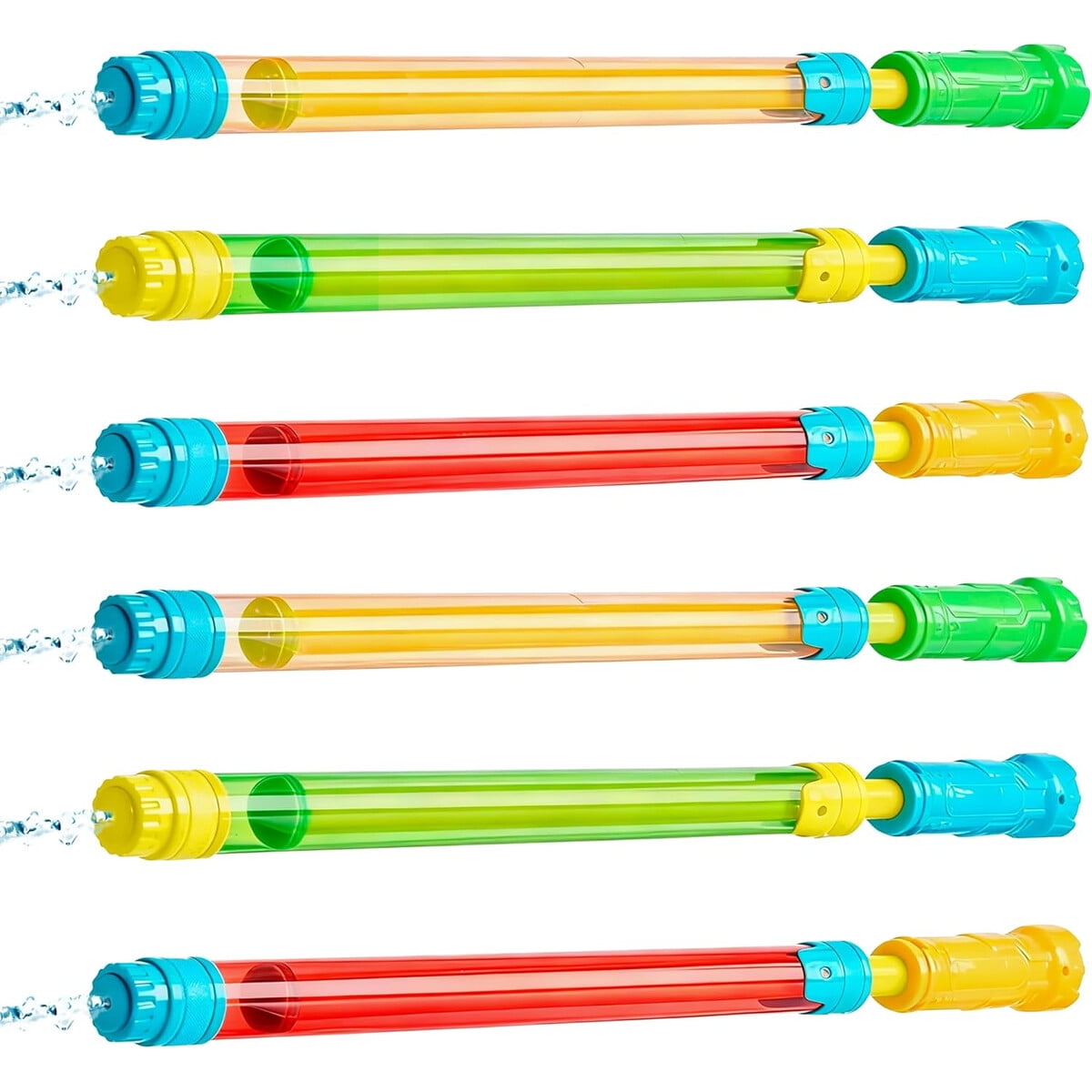 Pistolas De Agua Joyin Pack 6 42cm Largo Alcance