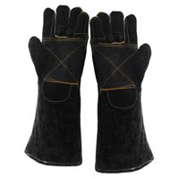 Ioensy - Guantes Resistentes A Mordeduras De Mascotas Guantes Para Manejo De Animales Guantes De Entrenamiento Negro