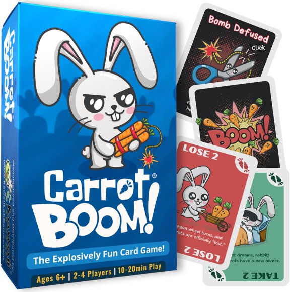 Juego De Cartas Carrot Boom Diversión Familiar