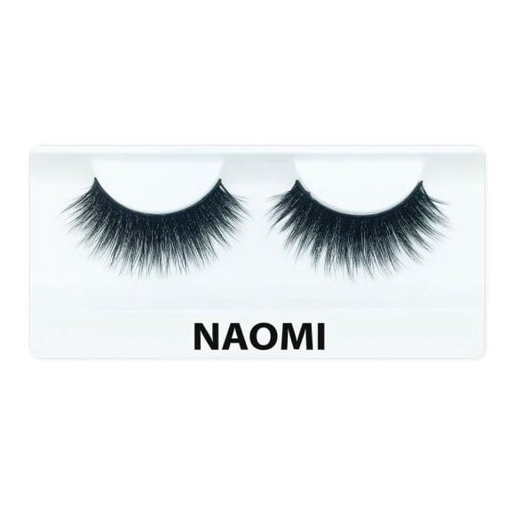 Pestañas de visón sintético en forma de J Lash Naomi para todo tipo de ojos, reutilizables