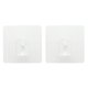 thumbnail image 3 of Colgador de ropa pegajoso adhesivo de gancho de pared traceless 70x70mm claro -2pcs, 3 of 5