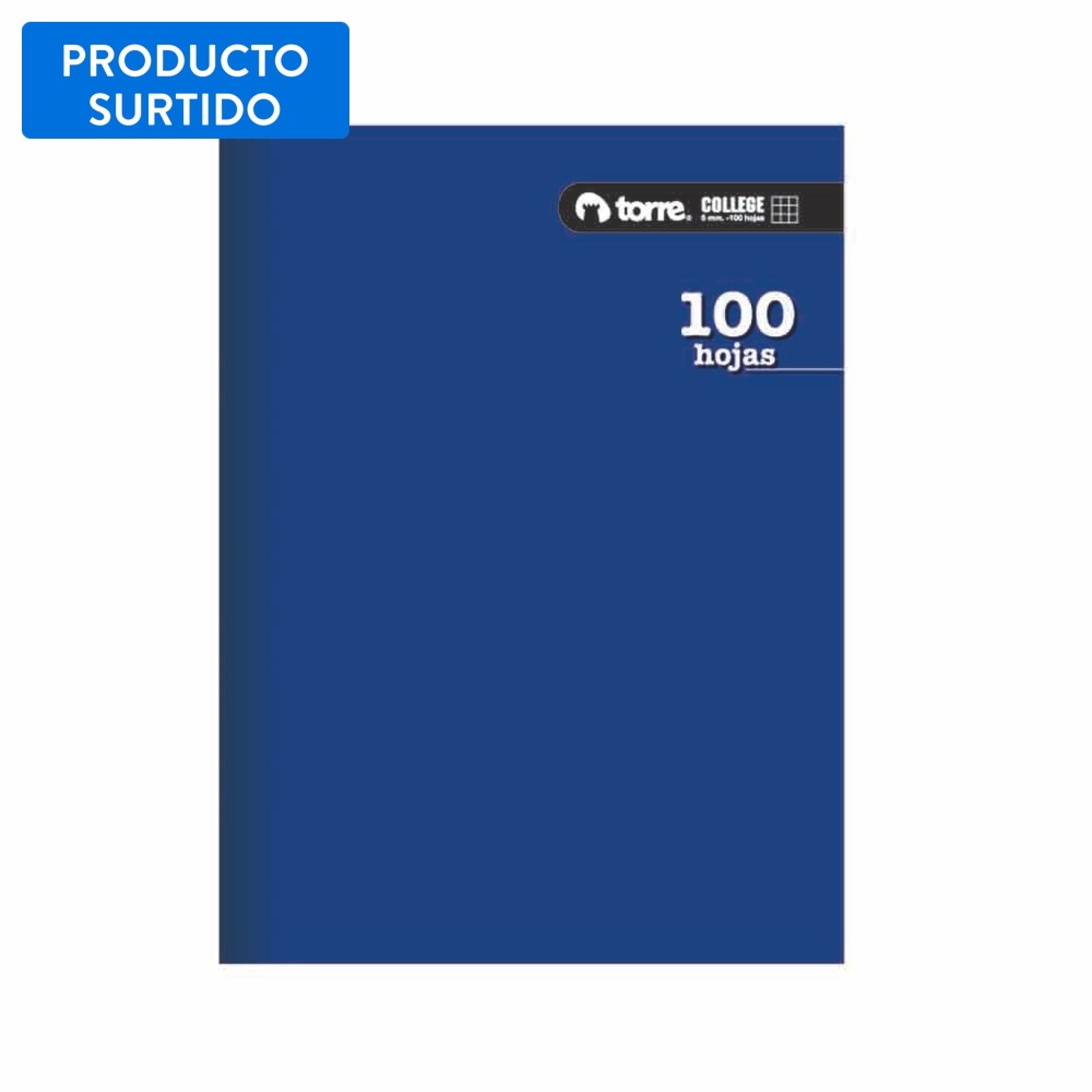 Cuaderno College 100 Hojas, Producto Surtido 1 Un 1 Un Torre