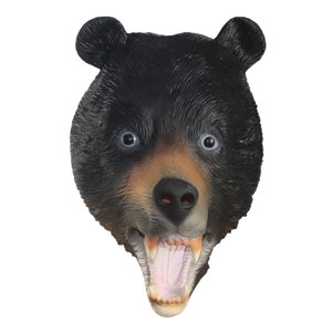 Magideal - Máscara De Carnaval De Oso Realista Máscara De Cabeza De Oso Para La Fiesta De Halloween De Vestuario