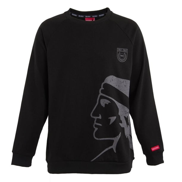 Poleron De Hombre Colo Colo Crew Cacique Urbano Negro