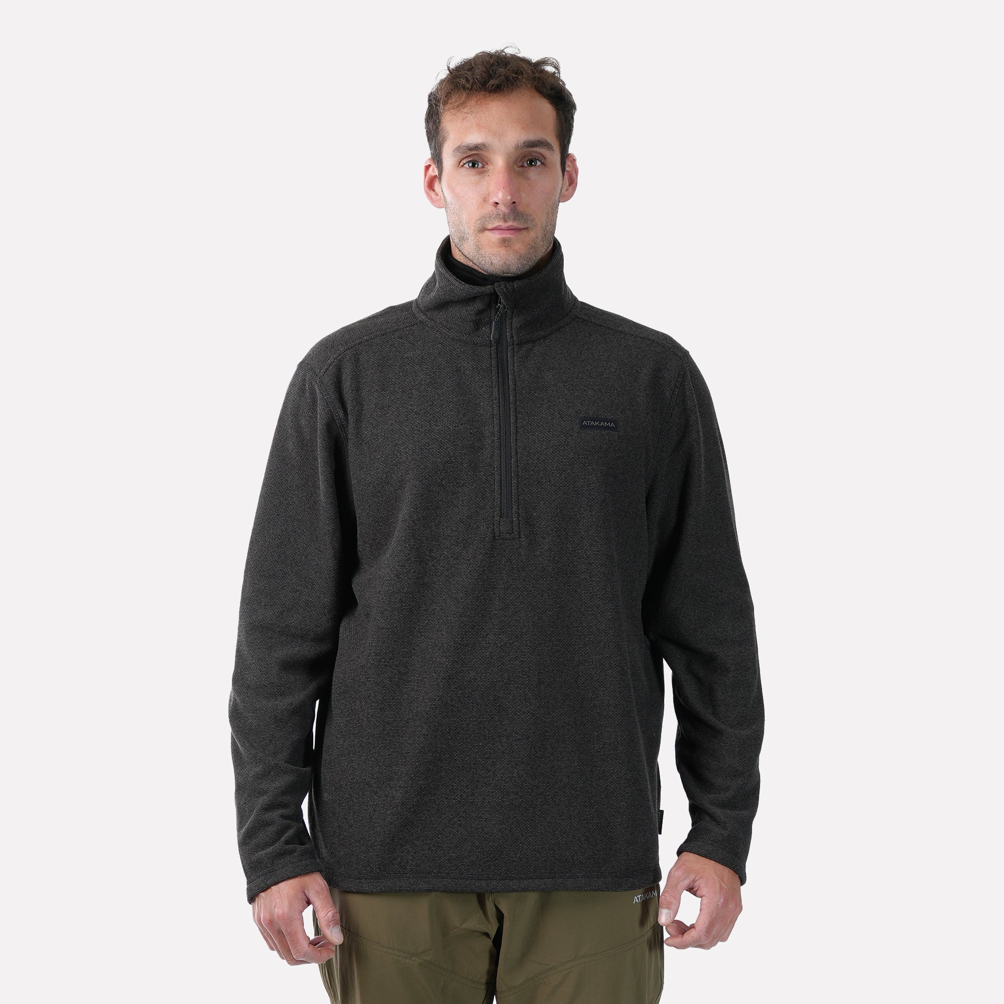 Polar Hombre Texturado Ventisquero Gris Atakama Outdoor