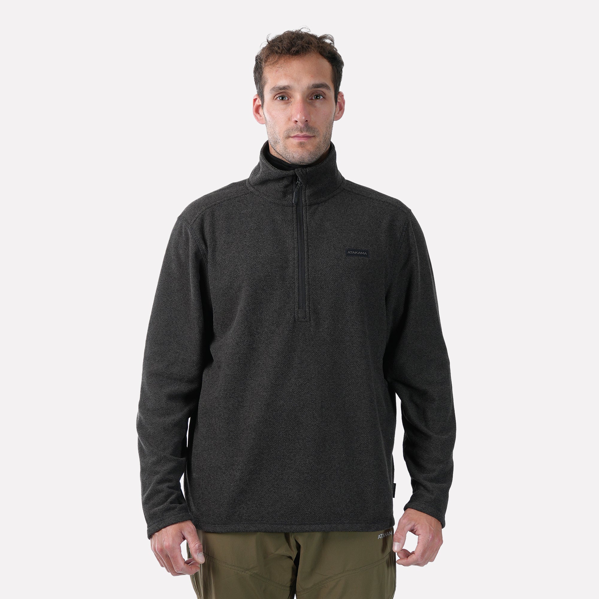 Polar Hombre Texturado Ventisquero Gris Atakama Outdoor