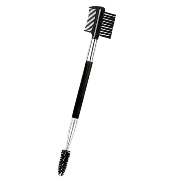 Moldeador de cejas y pestañas con 3 cepillos diferentes para separar las pestañas, eliminar grumos de rímel y peinar y dar forma a las cejas.