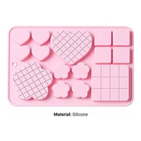 Genérico - Molde Para Chocolates Molde De Silicona Molde Flor 15Cavidad