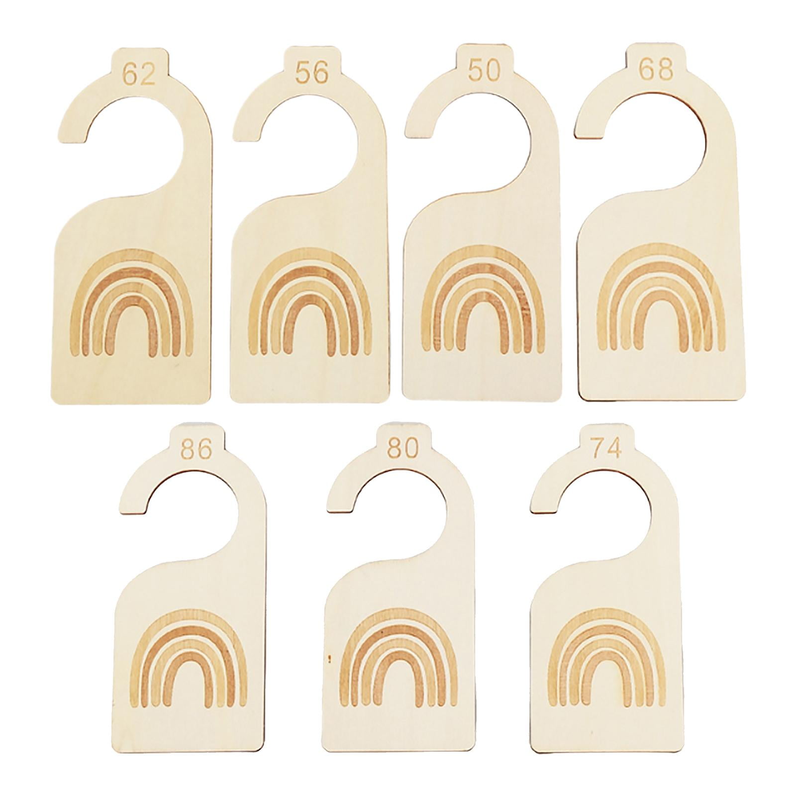 Bothyi - 7 Piezas De Ropa De Bebé Tamaño Percha Organizador Vivero Percha Organizadores Para Armario