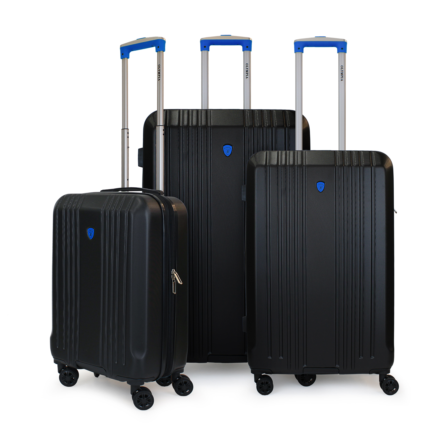 Olympia U.S.A - Set De 3 Maletas S+M+L Olympia Negro-Azul