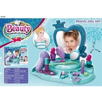 Genérico - Tocador De Niñas Con Espejo Accesorios De Niñas Fucsia