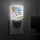 thumbnail image 4 of ¡Oh, los Lugares que Irás! Luz nocturna LED con sensor de anochecer a amanecer para dormitorio, baño, pasillo, escaleras - Lámpara LED nocturna de enchufe, 0.5W - 1 pieza, 4 of 6