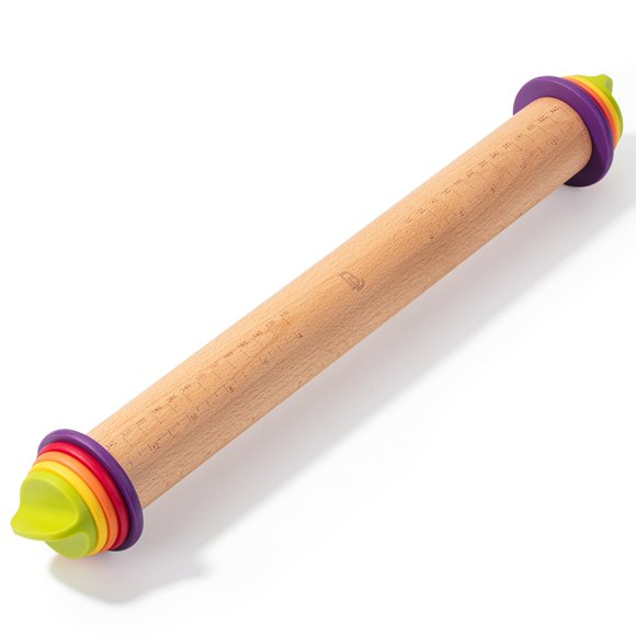 Rodillo de bambú BAMBOO LAND 35 cm con 4 anillos ajustables