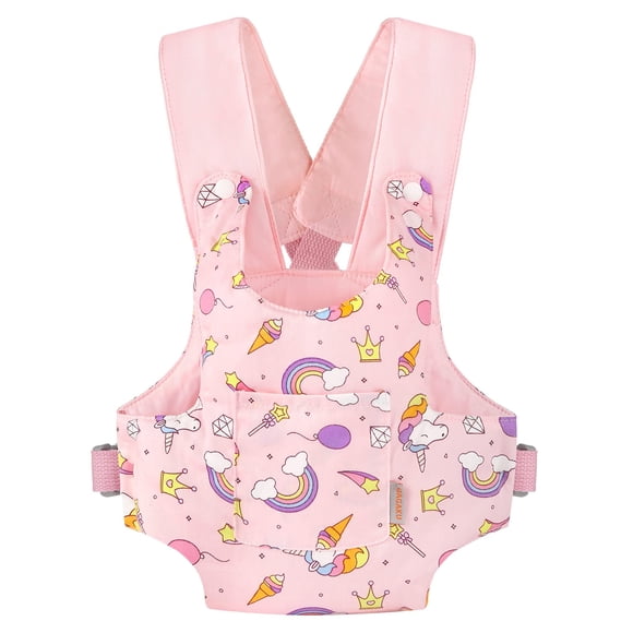Porta muñecas GAGAKU, accesorios para muñecas, animal de peluche, color rosa