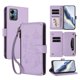 thumbnail image 1 of Funda Cartera Mariposa para [Motorola Moto G Play 2025] con Soporte y Cremallera Morado claro, 1 of 6