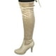 thumbnail image 1 of Bota Larga Gamuza Mujer 30 Yassne Beige, 1 of 4