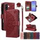 thumbnail image 1 of Para Samsung Galaxy A36 5G Funda Tipo Billetera, 9 Ranuras para Tarjetas Bloqueo RFID Bolso Cruzado Cubierta de Cuero, Bolsillo con Cierre, Correa de Muñeca y Hombro Desmontable, Funda Protectora, 1 of 11
