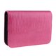thumbnail image 3 of Tijeras de tijeras de pelo de cuero suave Estuche Peluquería Peine Funda Rosa, 3 of 5