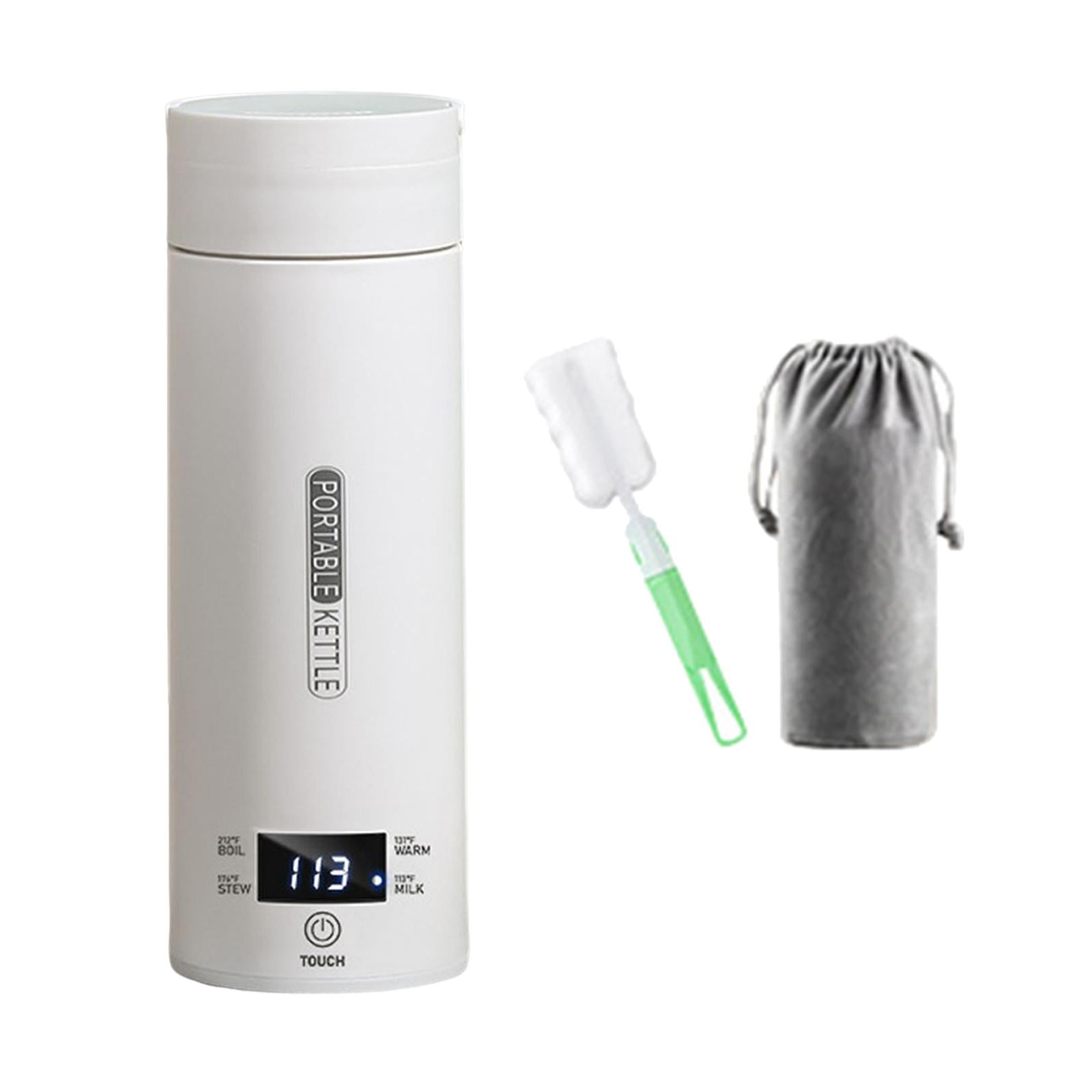 Magideal - Hervidor De Té Eléctrico Inteligente, Teteras Para Té, Leche Y Café, Temperatura Ajustable Portátil, 500ml, A Prueba De Fugas, Ligero Para Vehículos, Con Tapa De Rosca