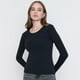 thumbnail image 3 of Polera Mujer M/L Cuello Redondo Negro Corona, 3 of 5