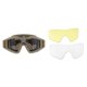 thumbnail image 4 of Gafas De Gafas Tácticas RÁPIDAS Para Casco Con Tiro De 3 Lentes Caza Tan, 4 of 5