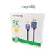 thumbnail image 4 of Cable Veggieg Displayport 8k (8k 60hz / 4k 144hz/ 2k 165hz) V1.4 2mt Color Plateado Trenzado Hdr Arc 3d Visual Effect, 4 of 4