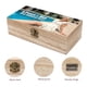 thumbnail image 3 of Un Lugar en el Sol Caja Organizadora de Madera Rústica - Caja Decorativa Multifuncional para Escritorio, Hogar, Oficina, Joyas y Manualidades, 3 of 6