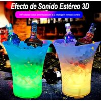 Genérico - Cubeta Hielera Parlante Con Luces Led