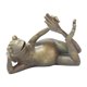 thumbnail image 4 of Estatua De Rana De Yoga Tumbada De Bronce Antiguo Zen Para Decoración De Jardín Y Patio, 4 of 5
