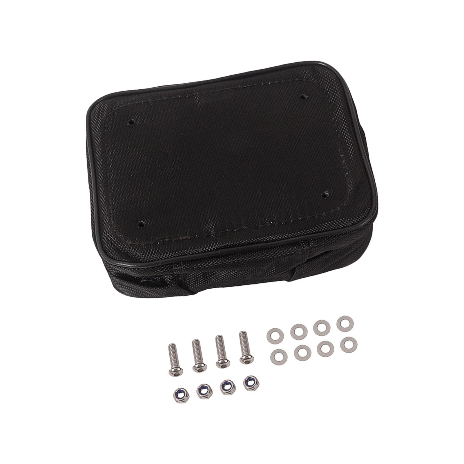 Magideal - Bolsa Trasera Para Asiento De Motocicleta, Bolsa Portaequipajes Trasera, Multifunción, Instalación Simple, Bolsa Para Guardabarros, Resistente Al Agua