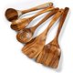 thumbnail image 1 of Juego de utensilios de cocina TEZZ Wood, 5 piezas, acacia natural, 1 of 9