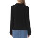 thumbnail image 3 of INSPIRE CHIC Suéter Polo con Cuello de Solapa para Mujer, Estilo Casual con Cuello en V y Manga Larga, Tops de Punto L Negro, 3 of 6