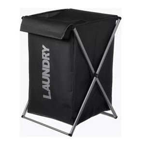 Citotools - Cesta Ropa Sucia Plegable Canasto De Tela Diseño Practico Color Negro