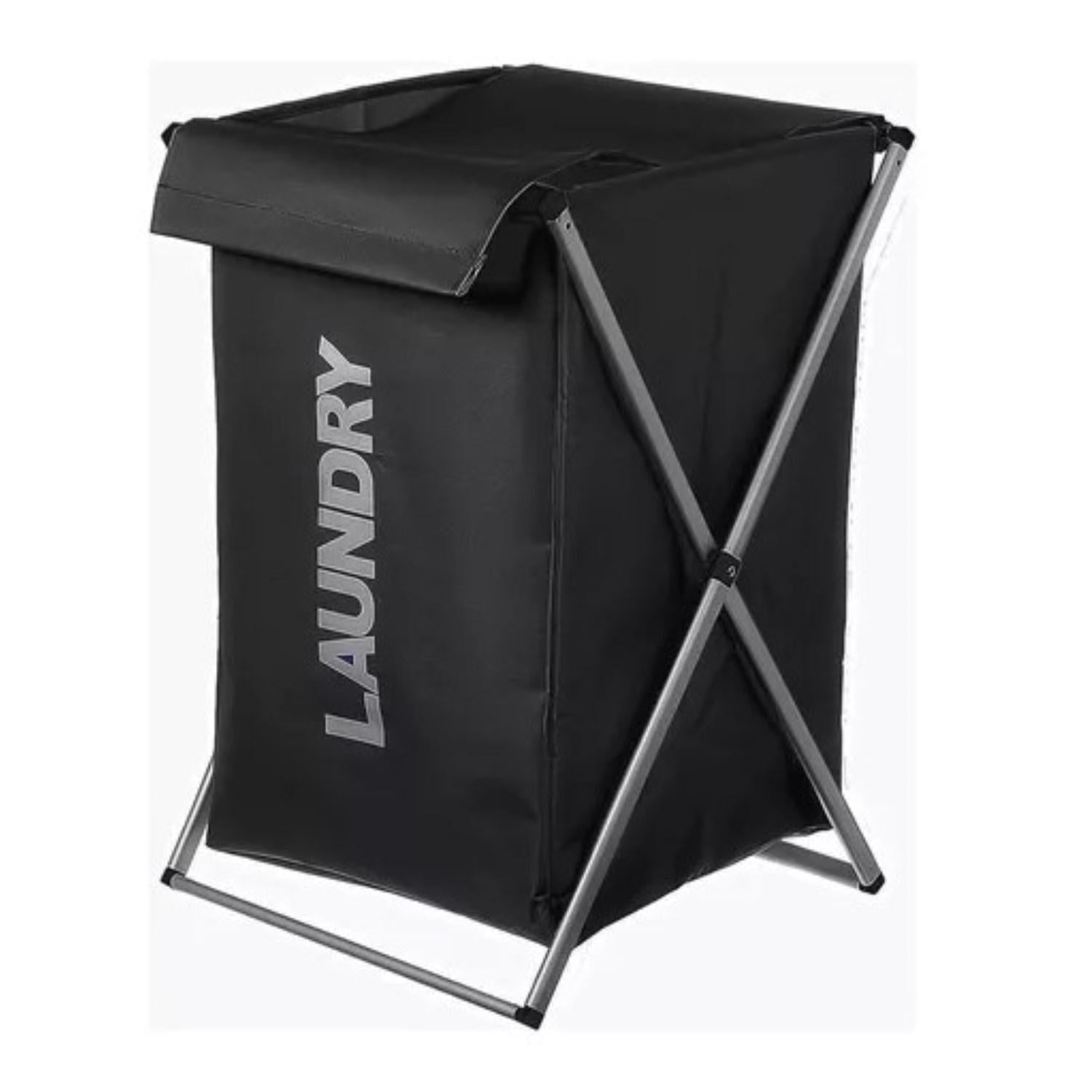 Citotools - Cesta Ropa Sucia Plegable Canasto De Tela Diseño Practico Color Negro