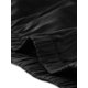 thumbnail image 5 of CHAQUETA BOMBER TRANSPARENTE PARA MUJER INSPIRE CHIC Cuello Simulado Cremallera Chaqueta Ligera Negra Talla L, 5 of 6