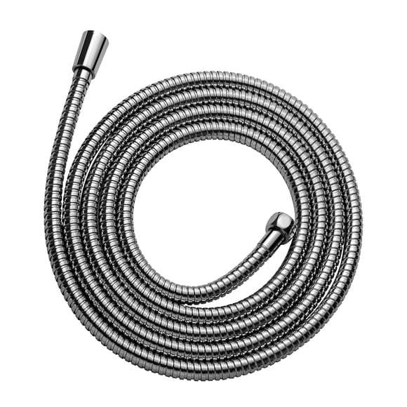 Manguera de ducha OFFO de 2,5 m, acero inoxidable cromado, sin dobleces