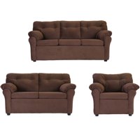 Muebles América - Living América 321 Tela Chocolate